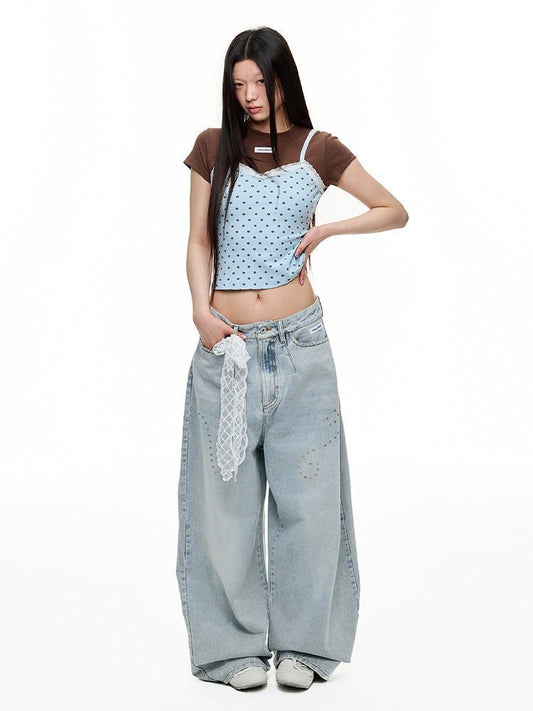 Hot Dad Denim Stardust Jeans - paper.bruise