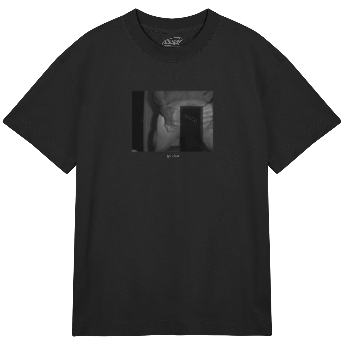 goatse.cx | tshirt black boxy y2k fit - lunacy