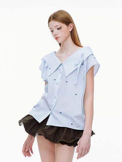 Shoulder Pop Button - Up - paper.bruise
