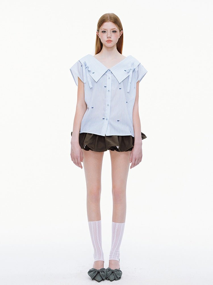 Shoulder Pop Button - Up - paper.bruise