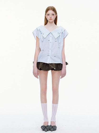 Shoulder Pop Button - Up - paper.bruise