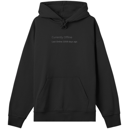 steam currently offline last online 3359 days ago original | hoodie off black boxy y2k fit - lunacy