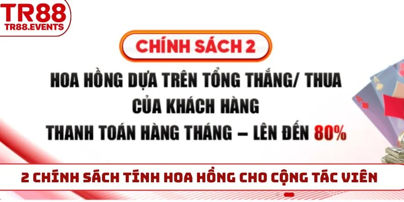 2 chính sách tính hoa hồng cho cộng tác viên