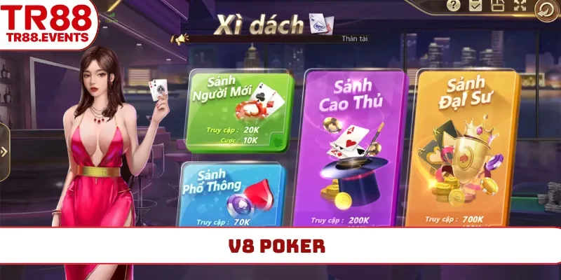 v8 poker